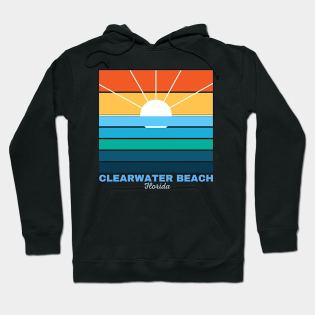 Clearwater Beach Florida Hoodie by MtWoodson